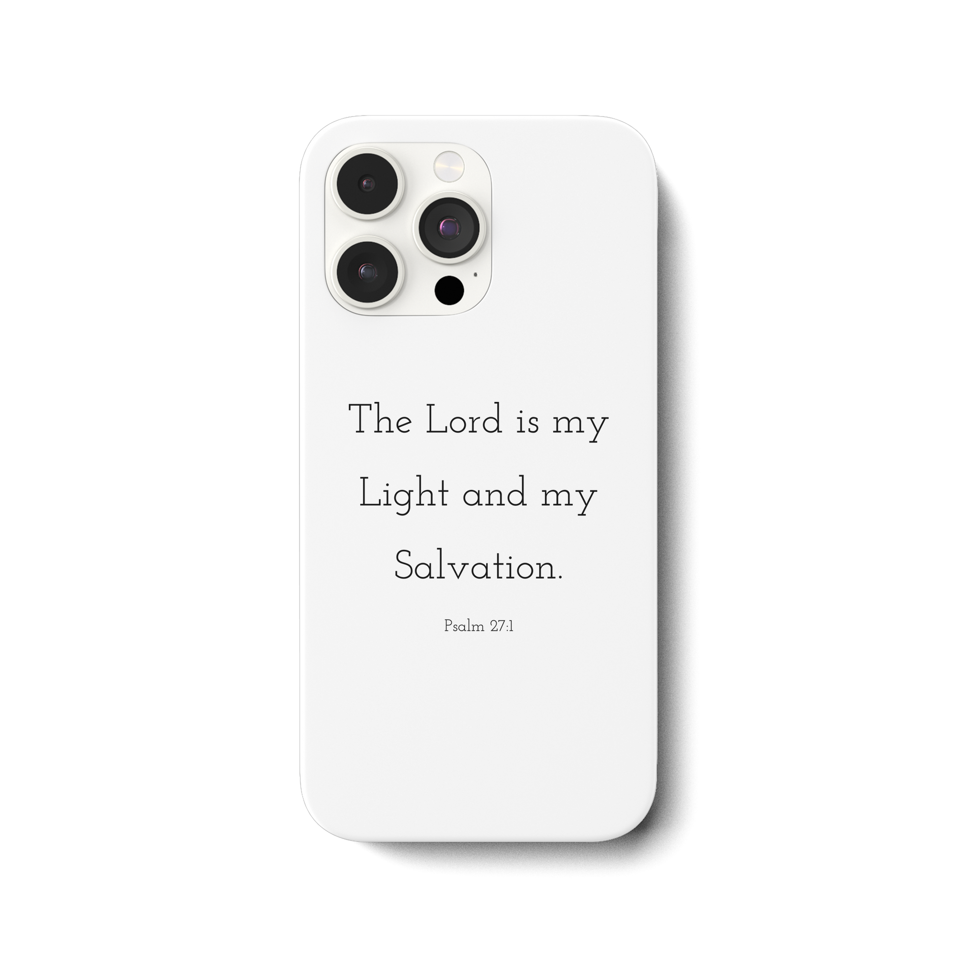 Psalm 27:1 - iPhone 14 Pro Max Handyhülle - wertvoll und geliebt 