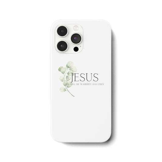 Jesus - der Weg, die Wahrheit, das Leben - iPhone 14 Pro Max Handyhülle - wertvoll und geliebt 