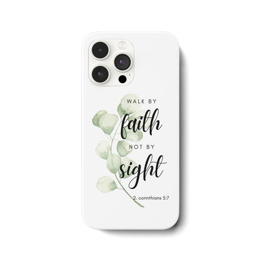Walk by faith - iPhone 14 Pro Max Handyhülle - wertvoll und geliebt 
