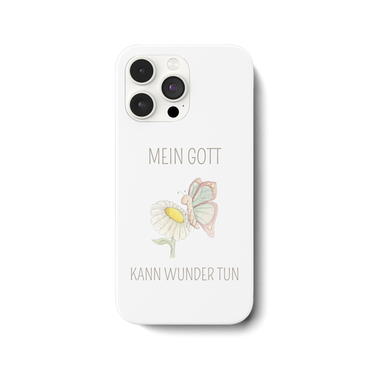 Mein Gott kann Wunder tun - iPhone 14 Pro Max Handyhülle - wertvoll und geliebt 