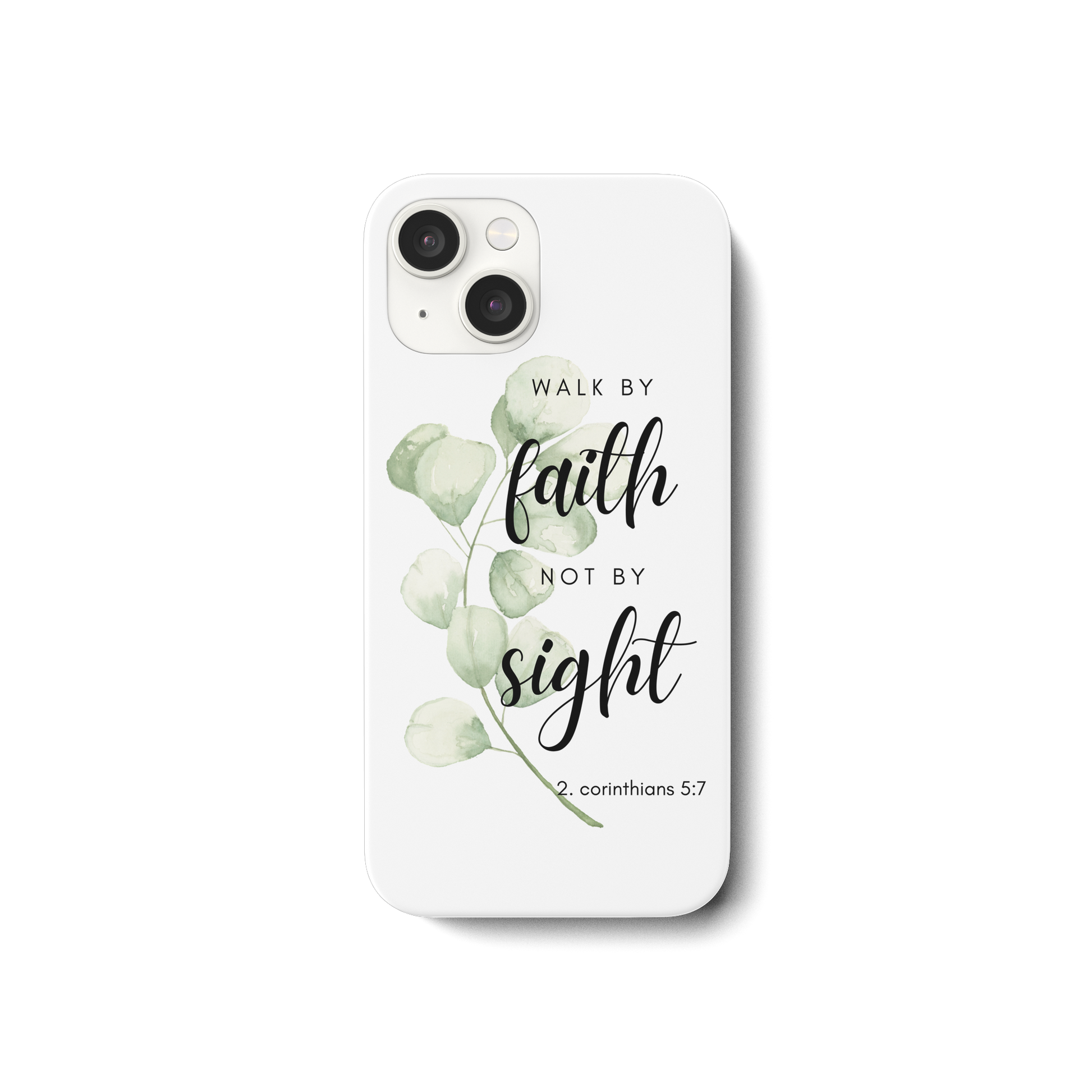 Walk by faith - iPhone 15 Handyhülle - wertvoll und geliebt 