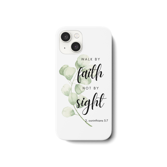 Walk by faith - iPhone 15 Handyhülle - wertvoll und geliebt 