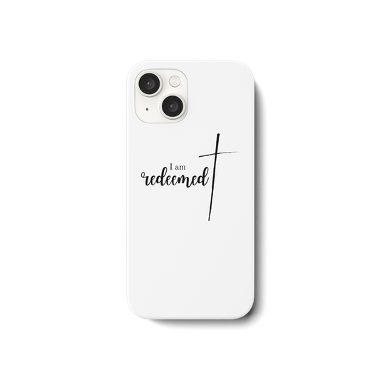 I am redeemed - iPhone 15 Handyhülle - wertvoll und geliebt 