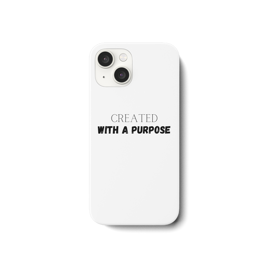 Created with a purpose - iPhone 15 Handyhülle - wertvoll und geliebt 