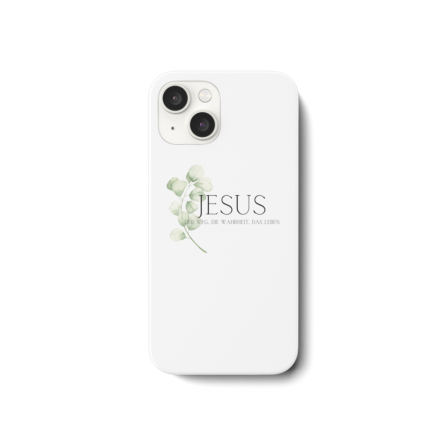 Jesus - der Weg, die Wahrheit, das Leben - iPhone 15 Handyhülle - wertvoll und geliebt 