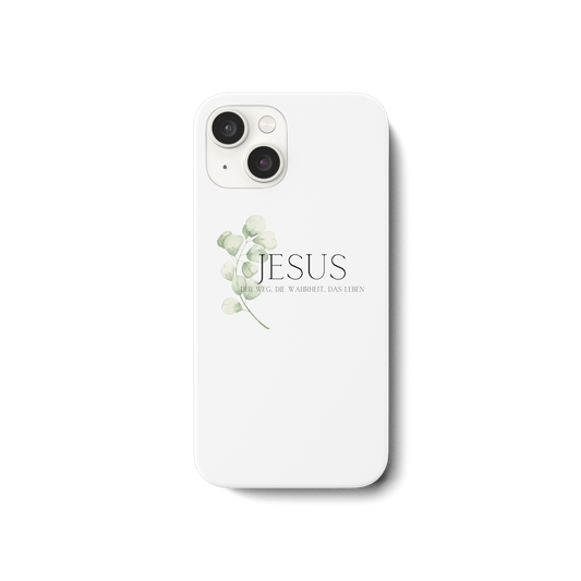 Jesus - der Weg, die Wahrheit, das Leben - iPhone 15 Handyhülle - wertvoll und geliebt 