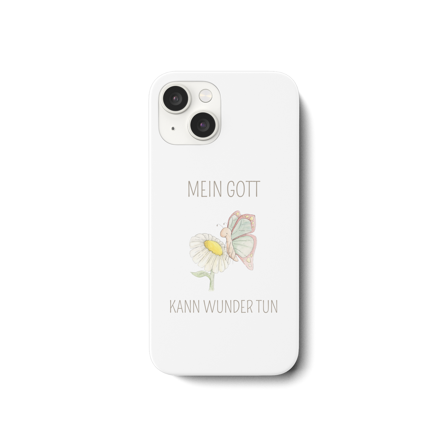 Mein Gott kann Wunder tun - iPhone 15 Handyhülle - wertvoll und geliebt 