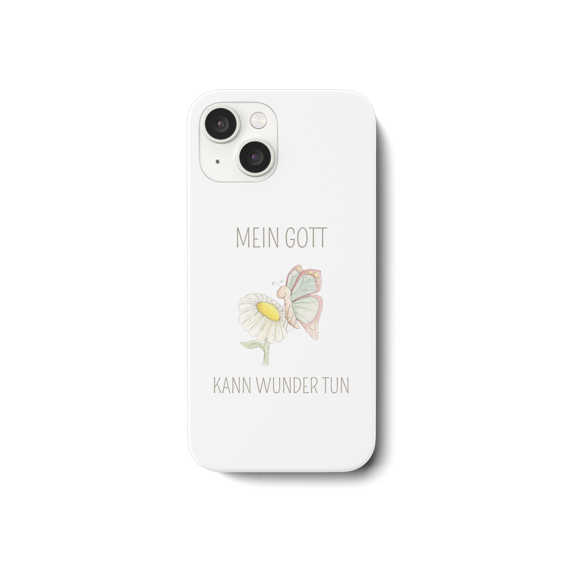Mein Gott kann Wunder tun - iPhone 15 Handyhülle - wertvoll und geliebt 
