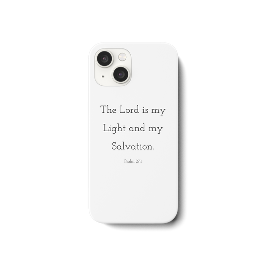 Psalm 27:1 - iPhone 15 Handyhülle - wertvoll und geliebt 