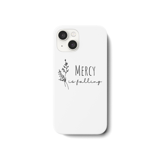 mercy is falling - iPhone 15 Handyhülle - wertvoll und geliebt 