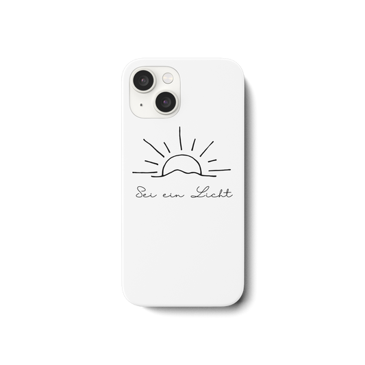 Sei ein Licht - iPhone 15 Handyhülle - wertvoll und geliebt 