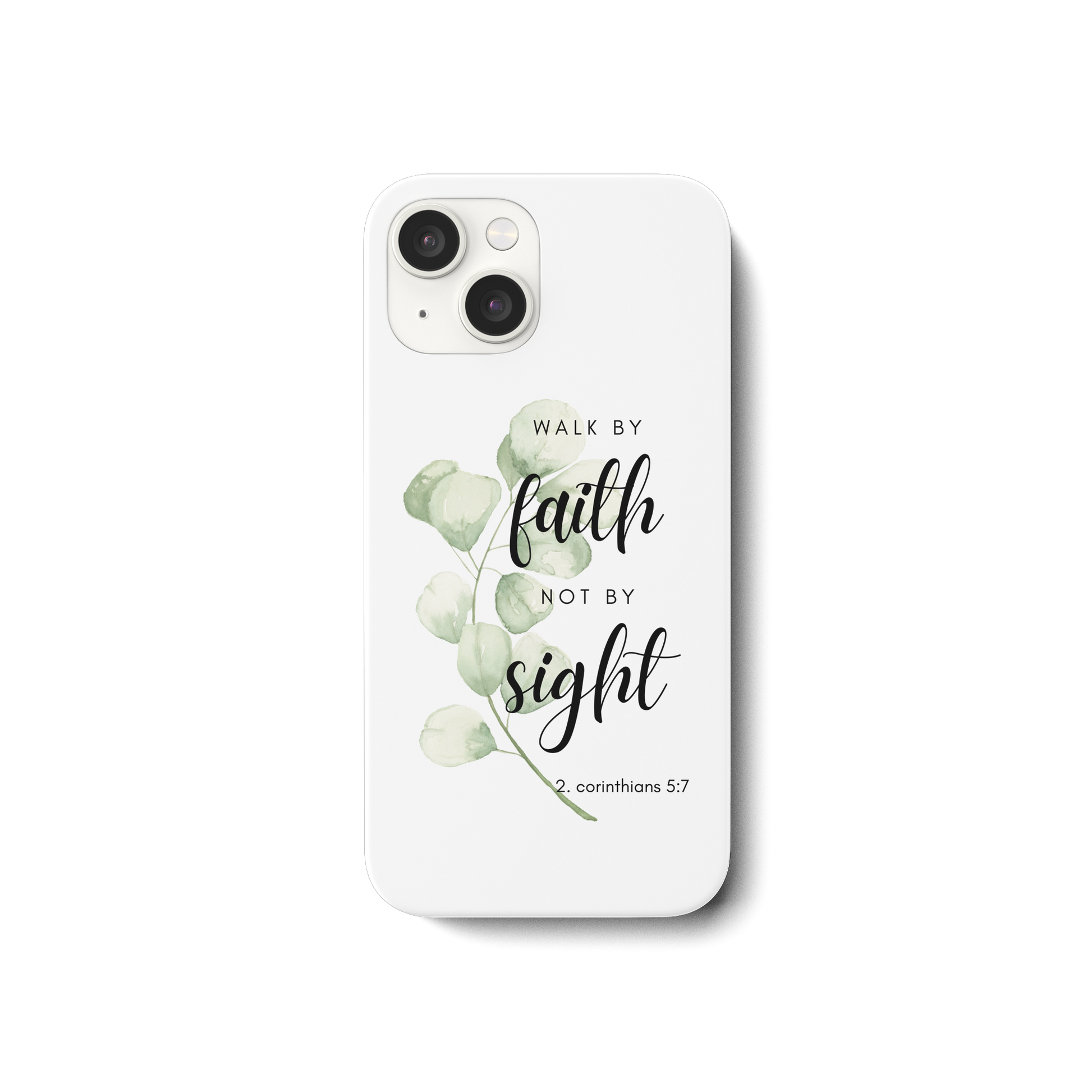 Walk by faith - iPhone 15 Handyhülle - wertvoll und geliebt 