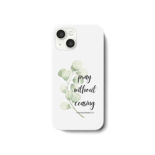 pray without ceasing - iPhone 15 Handyhülle - wertvoll und geliebt 