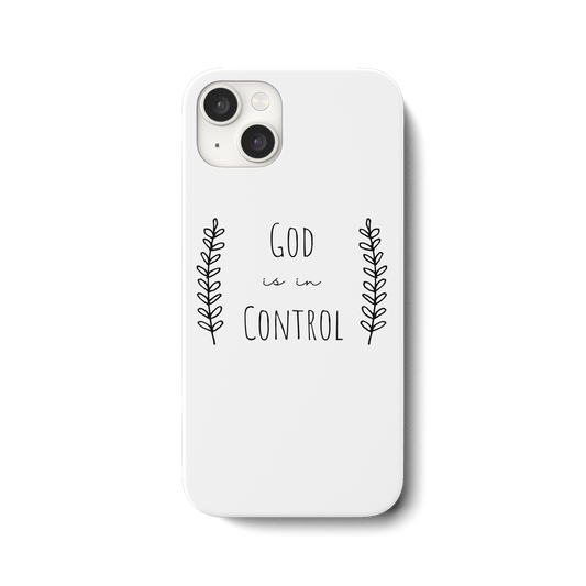 God is in control - iPhone 15 Plus Handyhülle - wertvoll und geliebt 