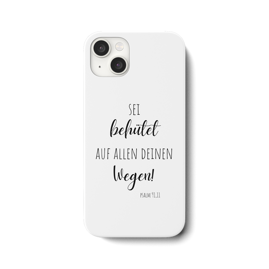 Sei behütet - iPhone 15 Plus Handyhülle - wertvoll und geliebt 