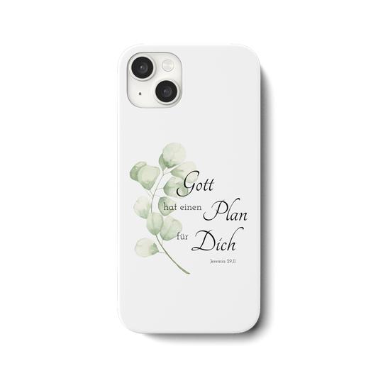 Gott hat einen Plan für Dich - iPhone 15 Plus Handyhülle - wertvoll und geliebt 