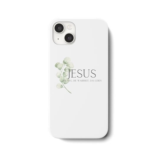 Jesus - der Weg, die Wahrheit, das Leben - iPhone 15 Plus Handyhülle - wertvoll und geliebt 