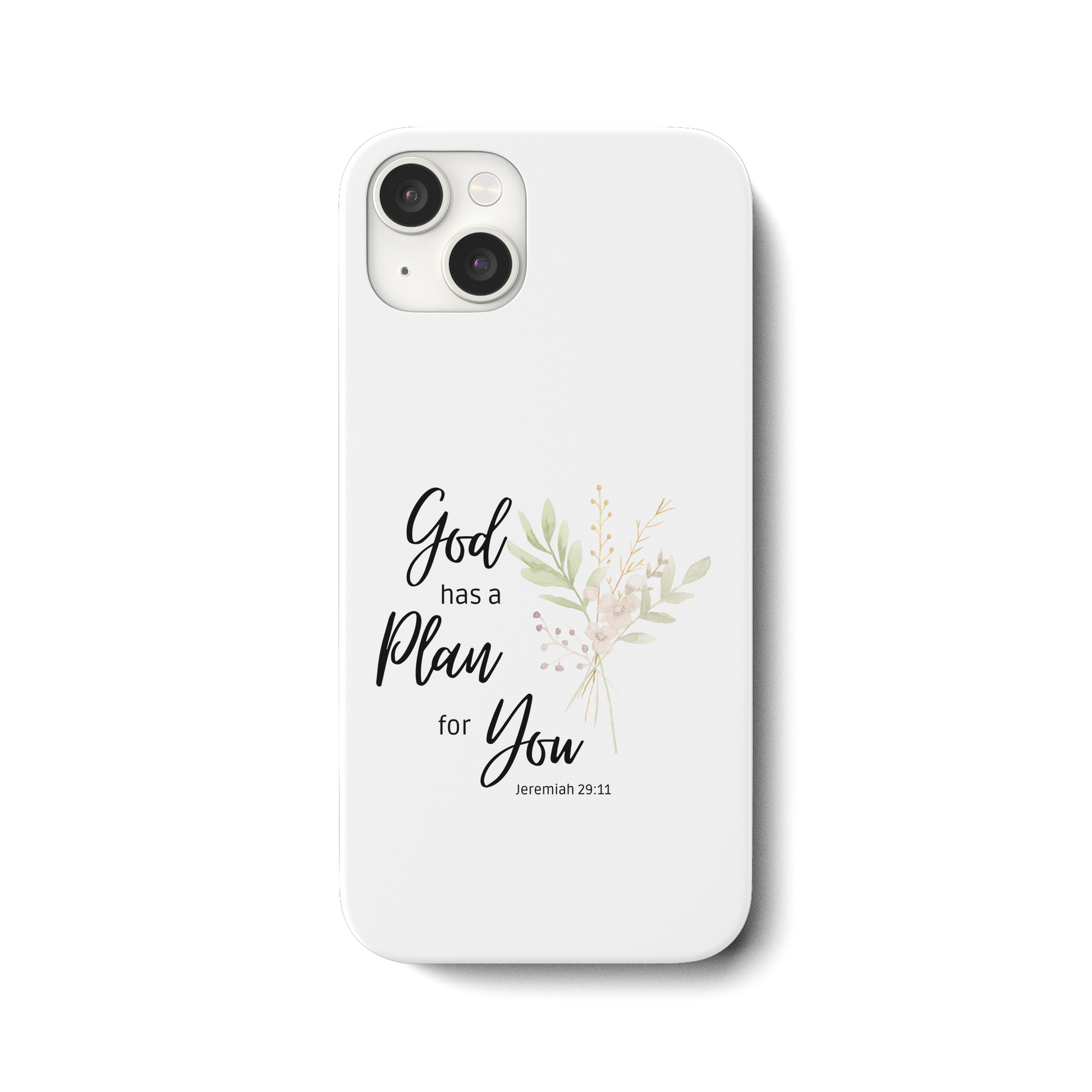 Jeremiah 29:11 - iPhone 15 Plus Handyhülle - wertvoll und geliebt 