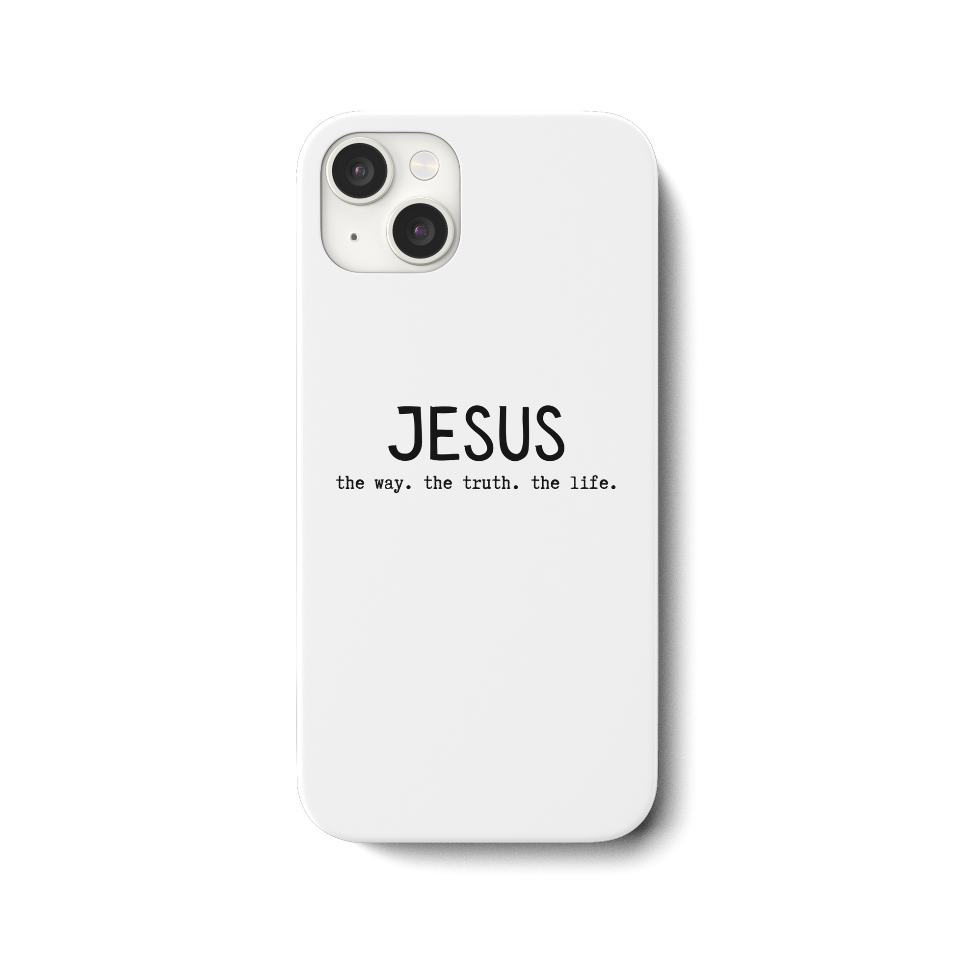Jesus - the way. the truth. the life. - iPhone 15 Plus Handyhülle - wertvoll und geliebt 
