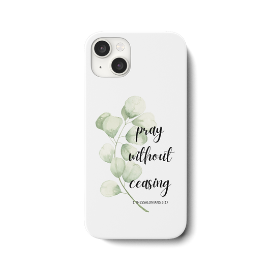 pray without ceasing - iPhone 15 Plus Handyhülle - wertvoll und geliebt 