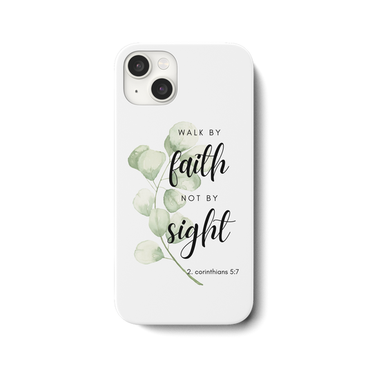 Walk by faith - iPhone 15 Plus Handyhülle - wertvoll und geliebt 