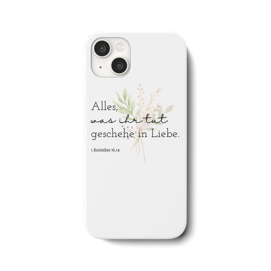 In Liebe - iPhone 15 Plus Handyhülle - wertvoll und geliebt 