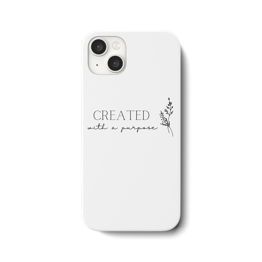 Created with a purpose D - iPhone 15 Plus Handyhülle - wertvoll und geliebt 