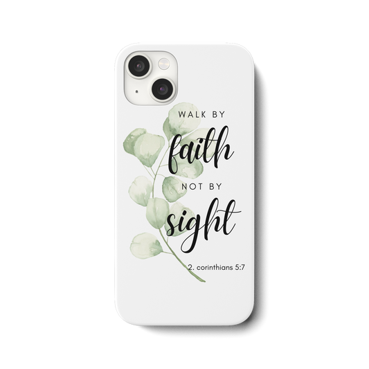 Walk by faith - iPhone 15 Plus Handyhülle - wertvoll und geliebt 