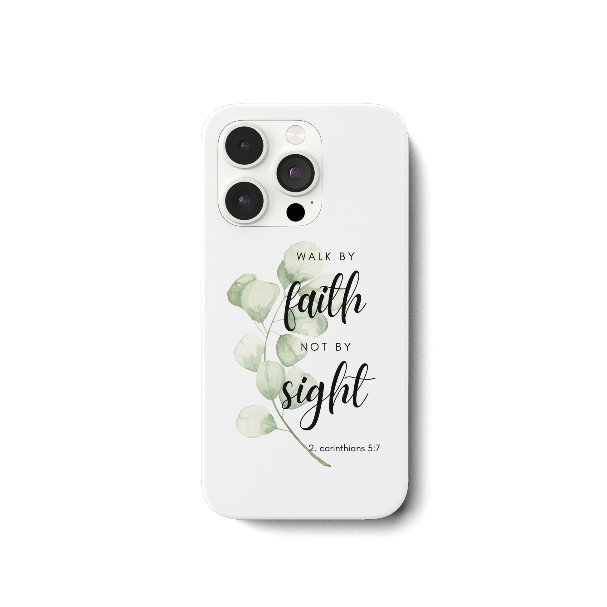 Walk by faith - iPhone 15 Pro Handyhülle - wertvoll und geliebt 