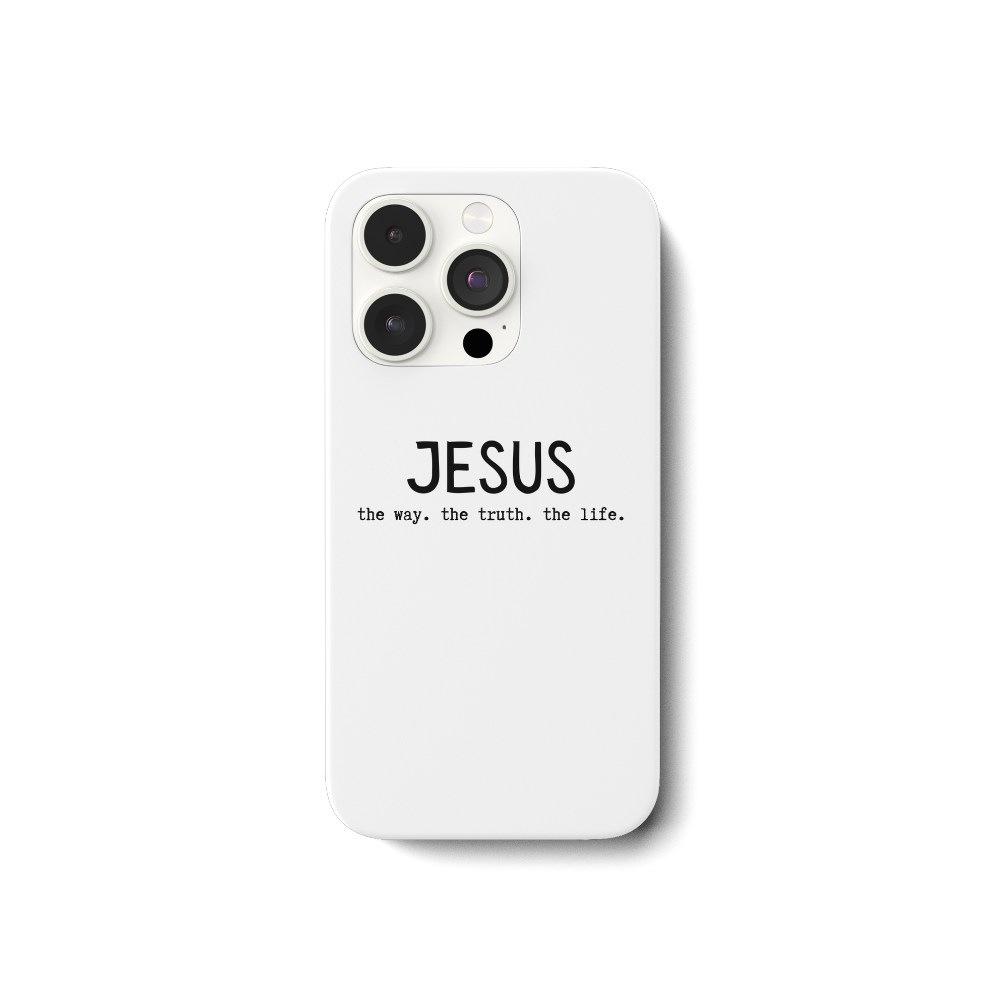 Jesus - the way. the truth. the life. - iPhone 15 Pro Handyhülle - wertvoll und geliebt 