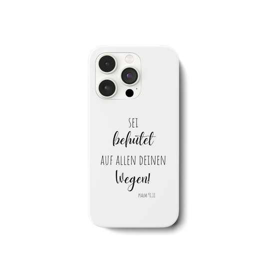 Sei behütet - iPhone 15 Pro Handyhülle - wertvoll und geliebt 