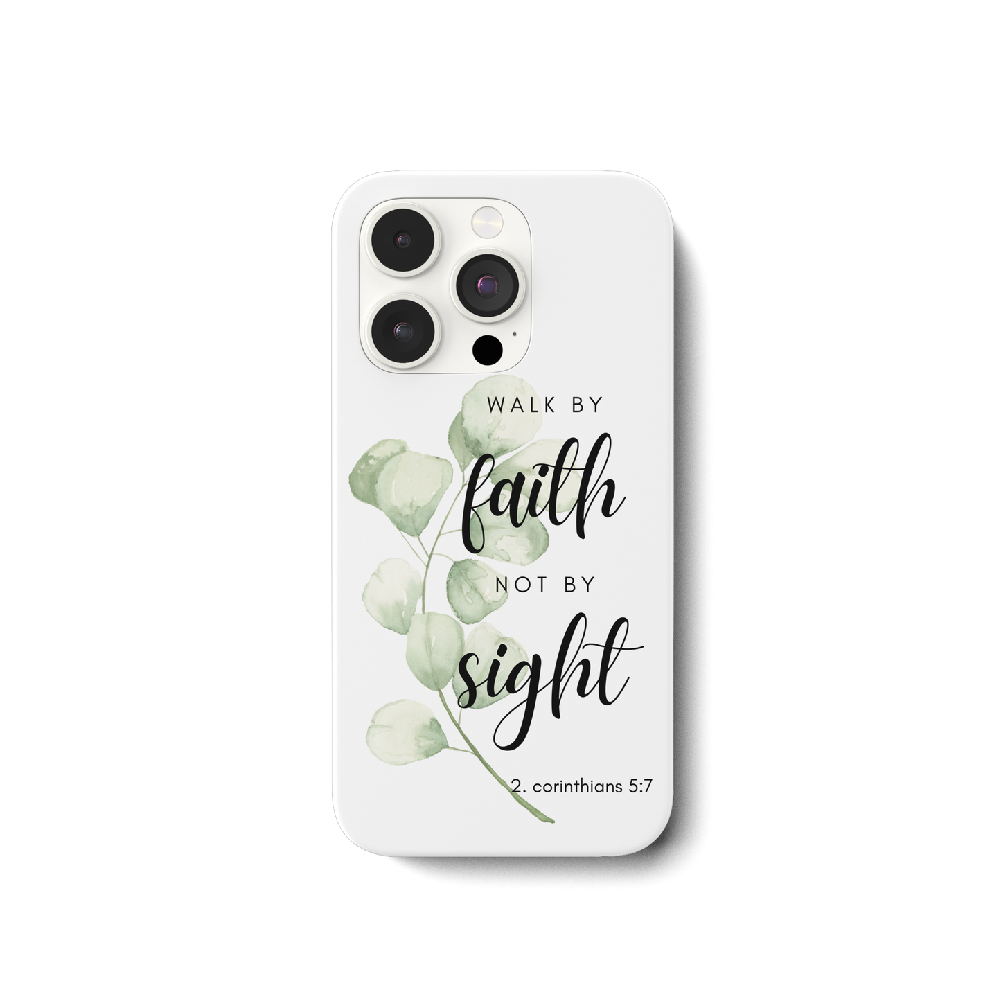Walk by faith - iPhone 15 Pro Handyhülle - wertvoll und geliebt 
