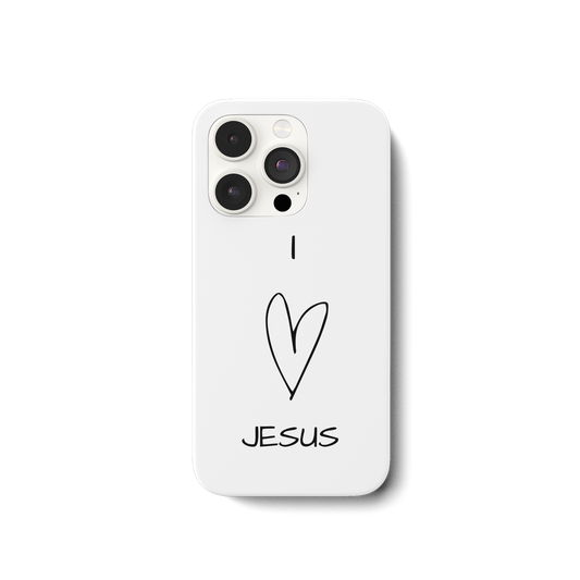 I love Jesus - iPhone 15 Pro Handyhülle - wertvoll und geliebt 