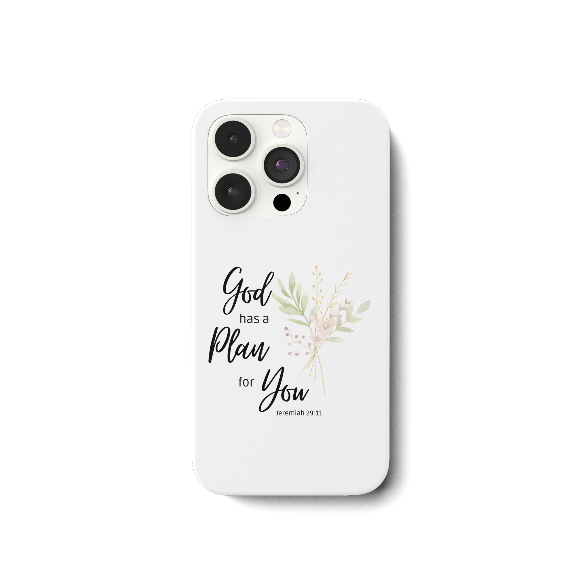 Jeremiah 29:11 - iPhone 15 Pro Handyhülle - wertvoll und geliebt 