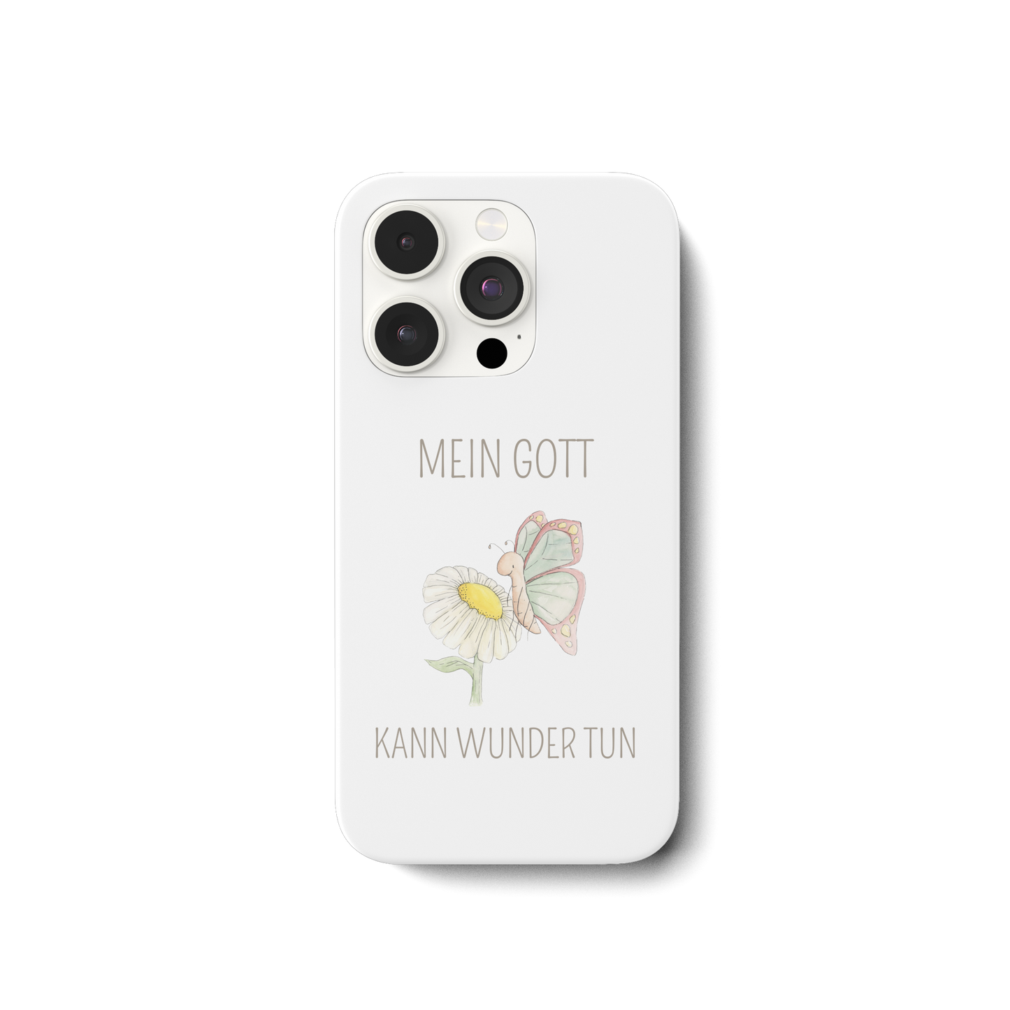 Mein Gott kann Wunder tun - iPhone 15 Pro Handyhülle - wertvoll und geliebt 