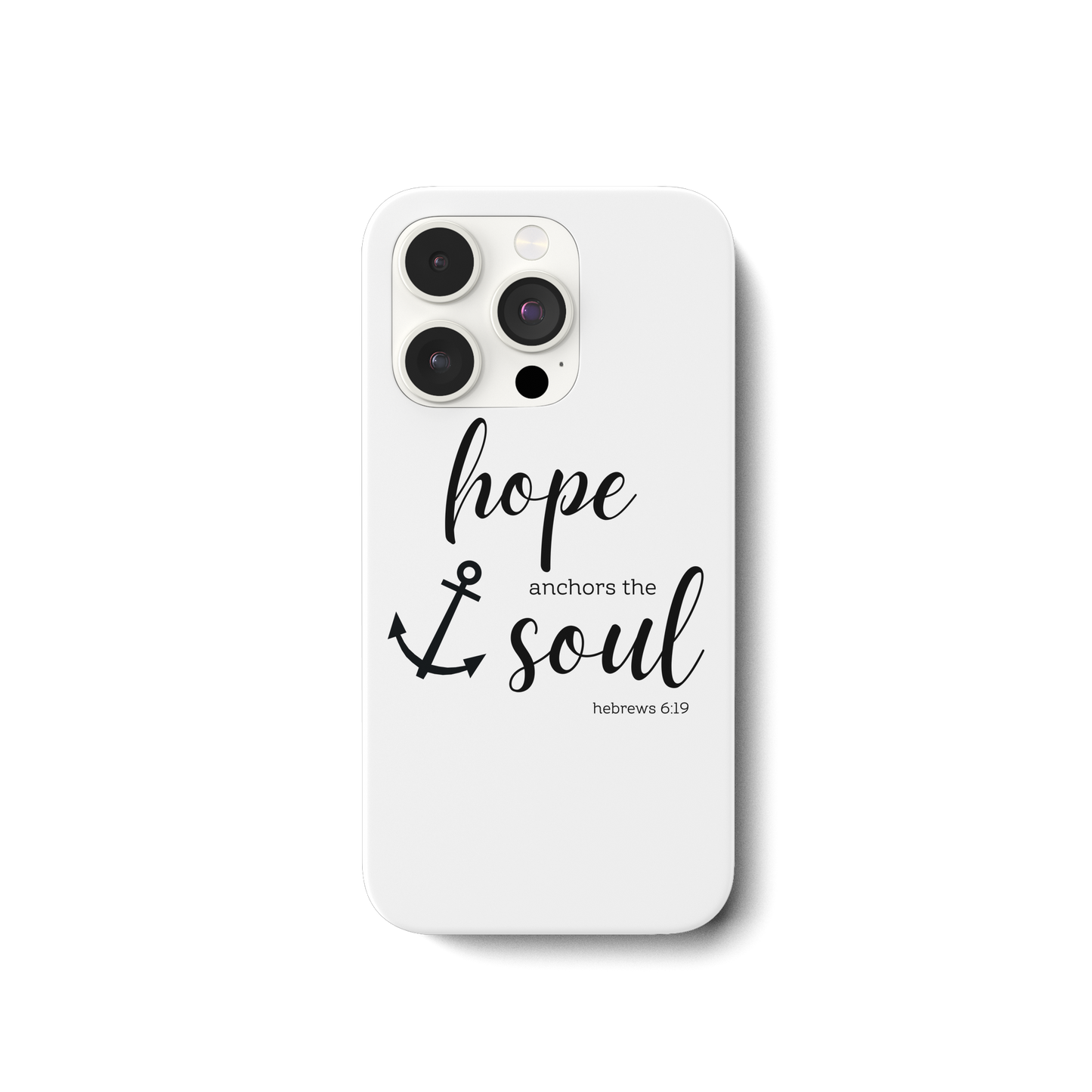 hope anchors the soul - iPhone 15 Pro Handyhülle - wertvoll und geliebt 