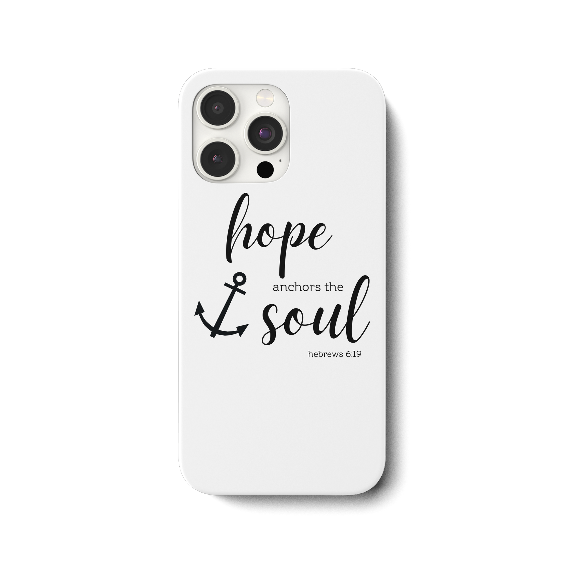 hope anchors the soul - iPhone 15 Pro Max Handyhülle - wertvoll und geliebt 