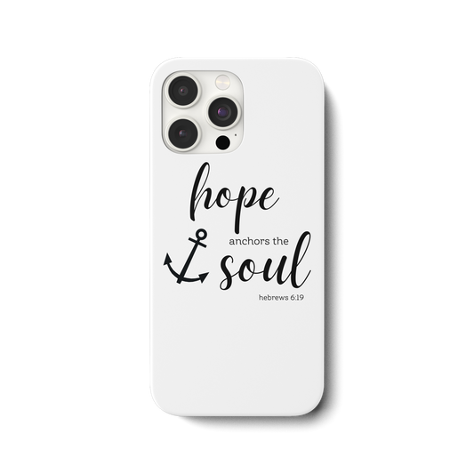 hope anchors the soul - iPhone 15 Pro Max Handyhülle - wertvoll und geliebt 
