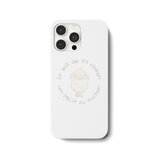Er ließ die 99 stehen um Mich zu suchen - iPhone 15 Pro Max Handyhülle - wertvoll und geliebt 