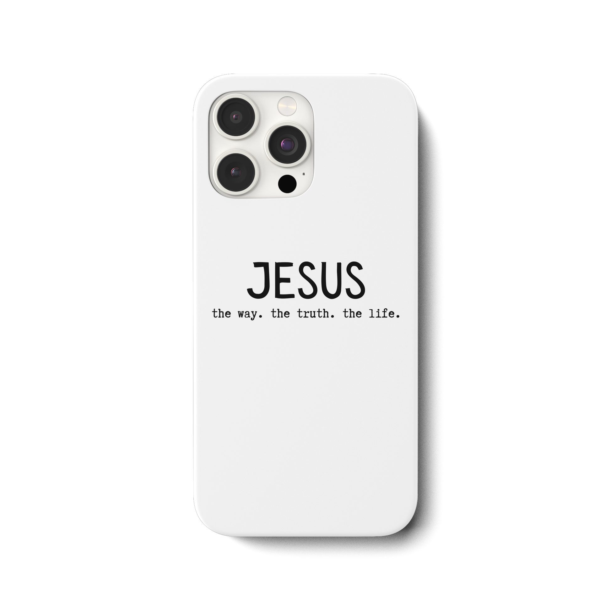 Jesus - the way. the truth. the life. - iPhone 15 Pro Max Handyhülle - wertvoll und geliebt 