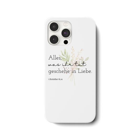 In Liebe - iPhone 15 Pro Max Handyhülle - wertvoll und geliebt 
