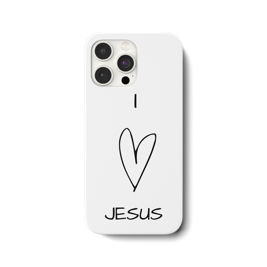 I love Jesus - iPhone 15 Pro Max Handyhülle - wertvoll und geliebt 