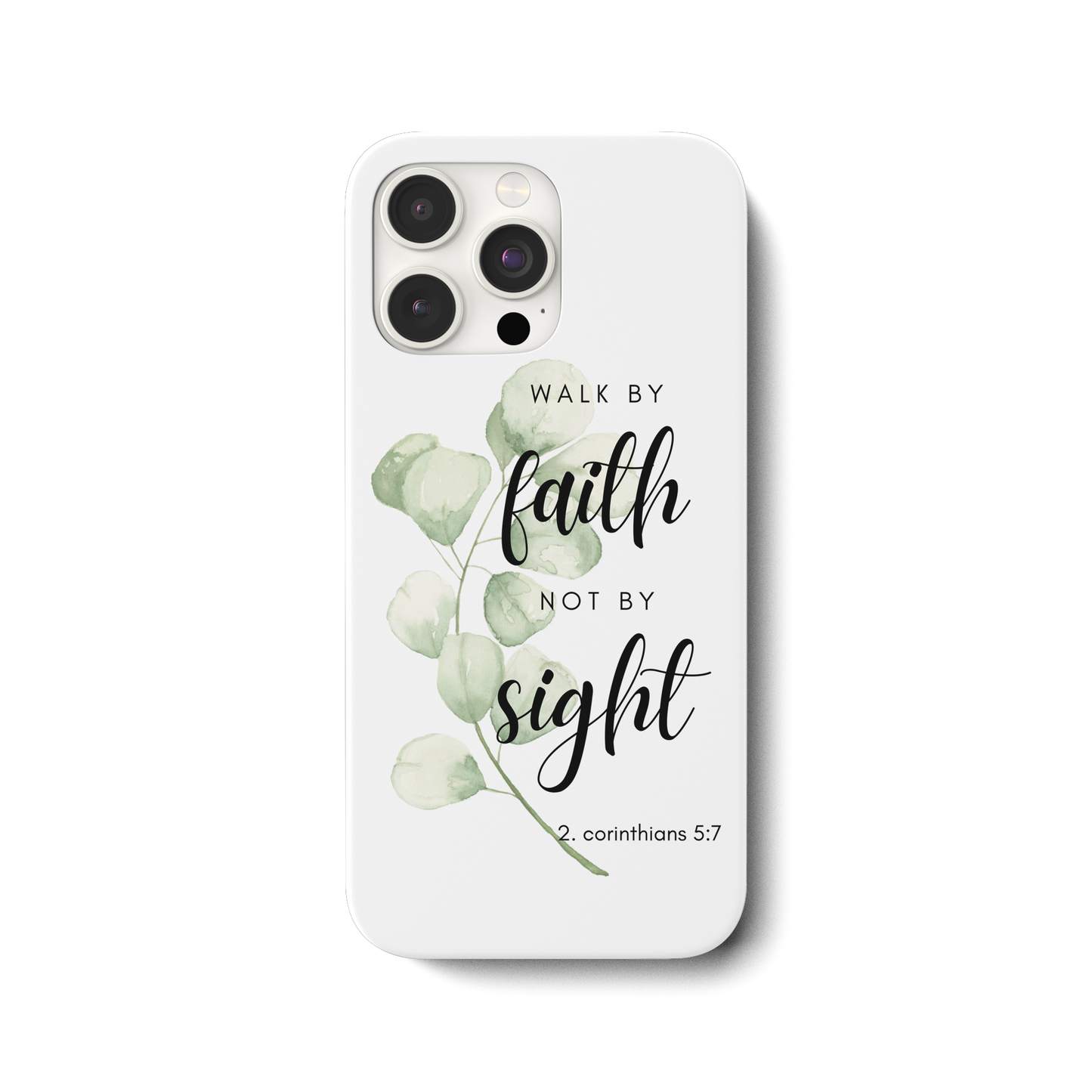 Walk by faith - iPhone 15 Pro Max Handyhülle - wertvoll und geliebt 