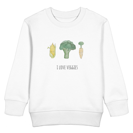 I love veggies - Kids Basic Sweatshirt - wertvoll und geliebt 