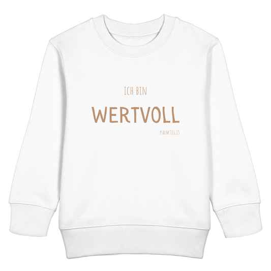 Wertvoll - Kids Basic Sweatshirt - wertvoll und geliebt 