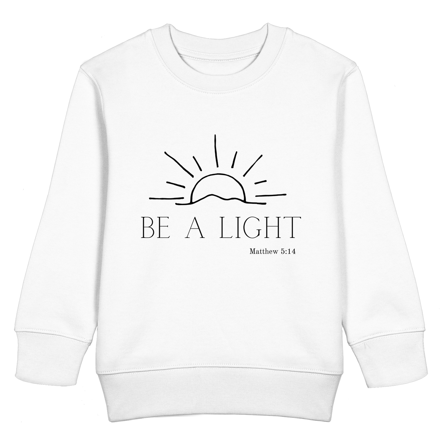 Be a light - Kids Basic Sweatshirt - wertvoll und geliebt 