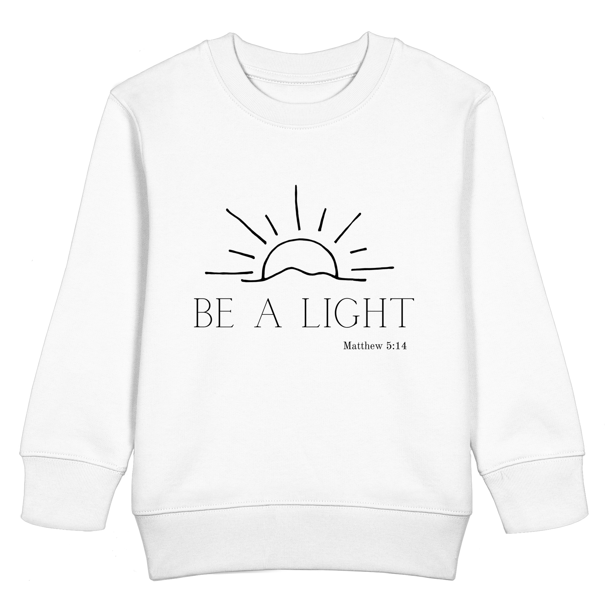 Be a light - Kids Basic Sweatshirt - wertvoll und geliebt 