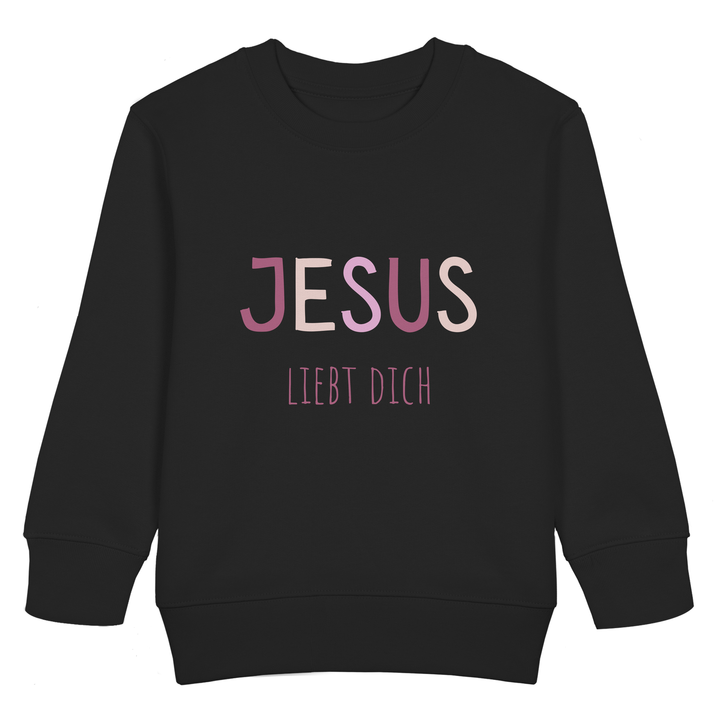 Jesus liebt dich Mädchen - Kids Basic Sweatshirt - wertvoll und geliebt 