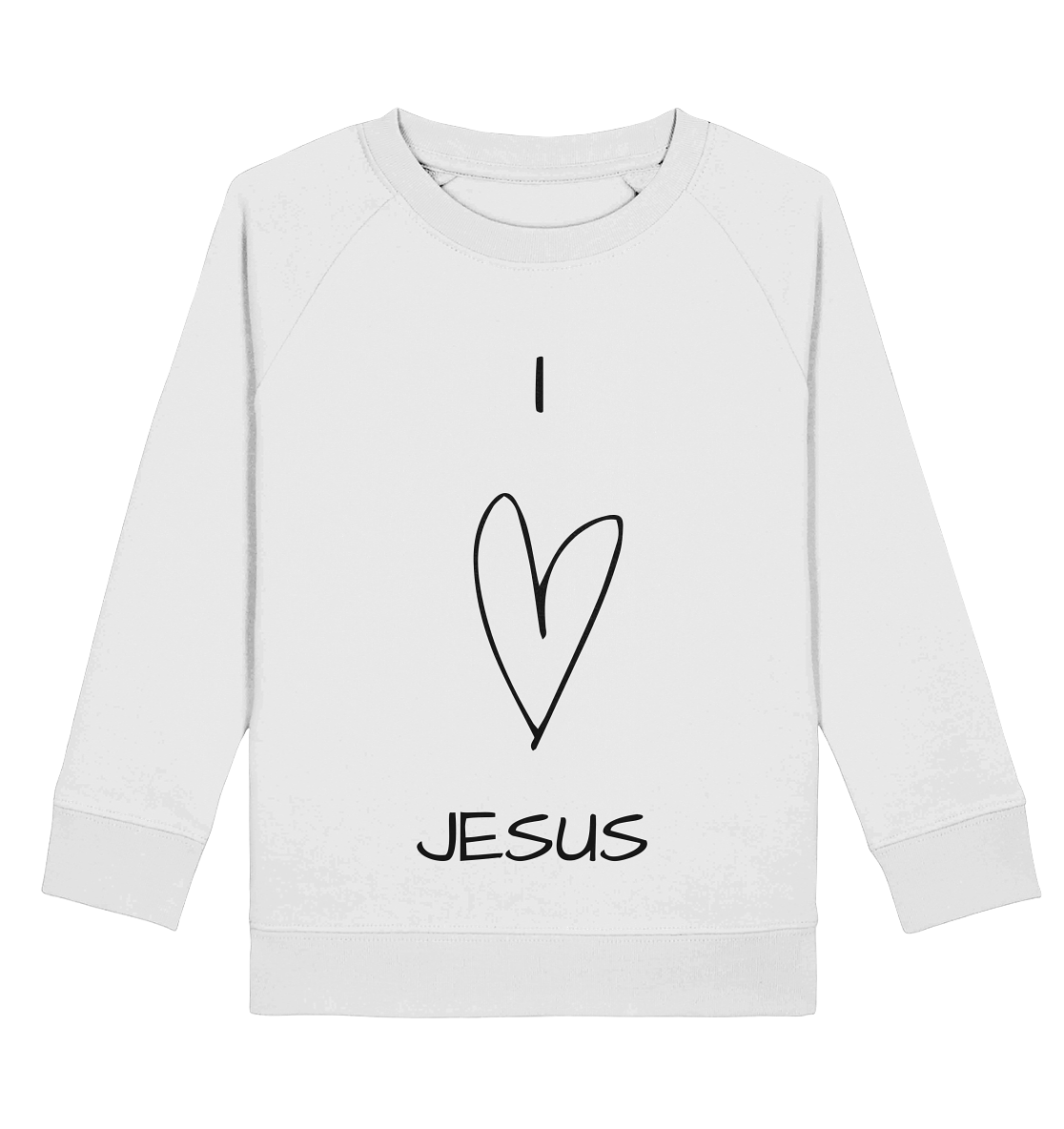 I love Jesus - Kids Basic Sweatshirt - wertvoll und geliebt 