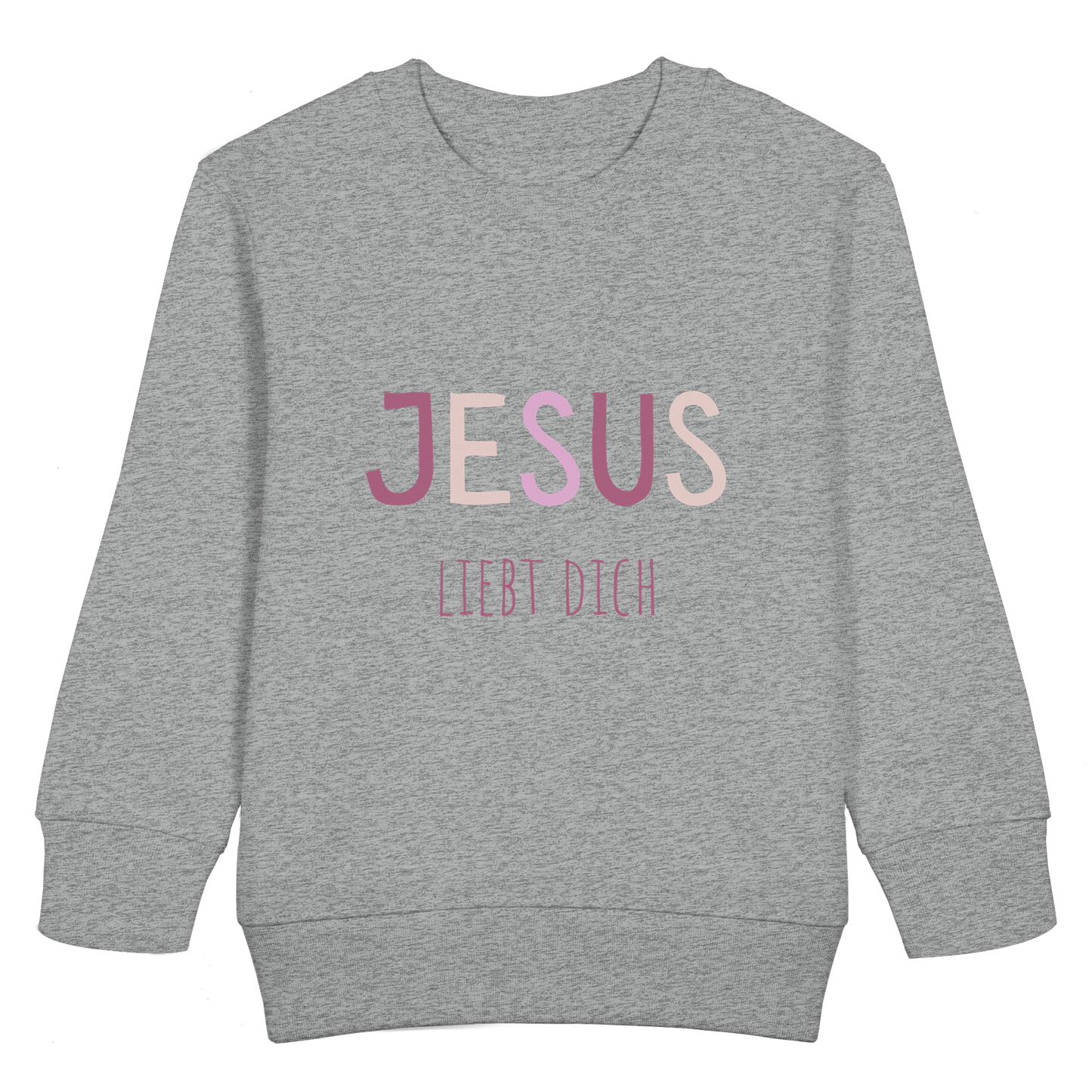 Jesus liebt dich Mädchen - Kids Basic Sweatshirt - wertvoll und geliebt 
